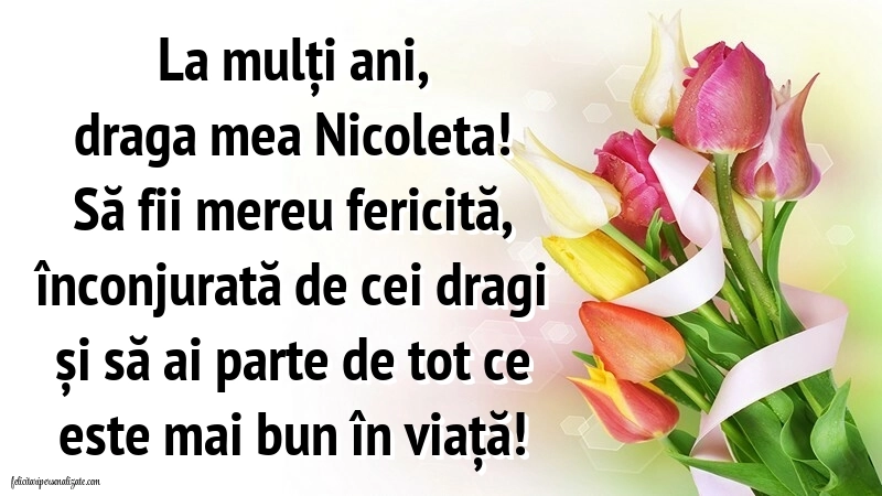 Imagini de la mulți ani de Sfântul Nicolae: Flori