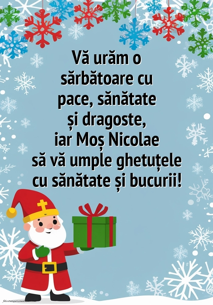 Imagini cu mesaje de Sfântul Nicolae (6 Decembrie): Sf. Nicolae