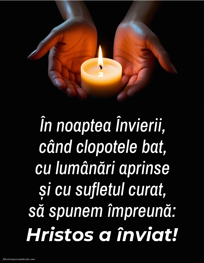 Imagini cu mesaje de Învierii Domnului: Lumânari (Comemorare)