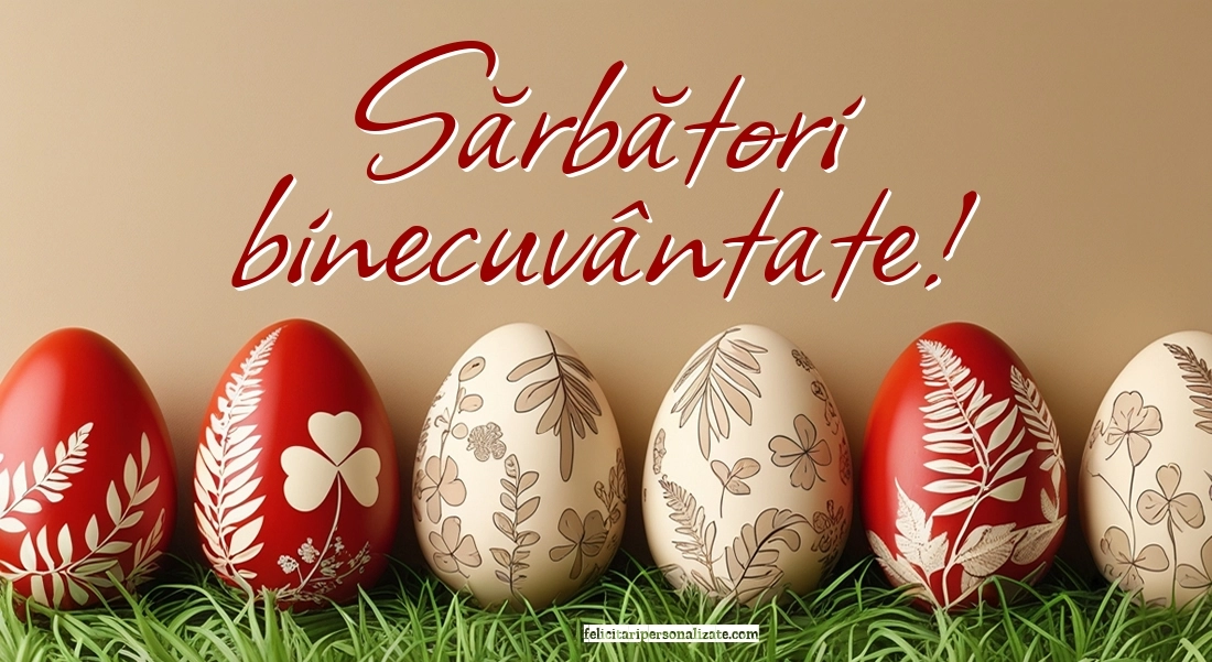 Felicitări de Paște: Imagini, Mesaje și Urări: Ouă de Paște