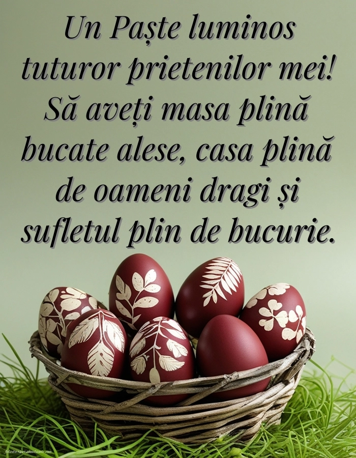 Imagini cu mesaje de Învierii Domnului: Ouă de Paște