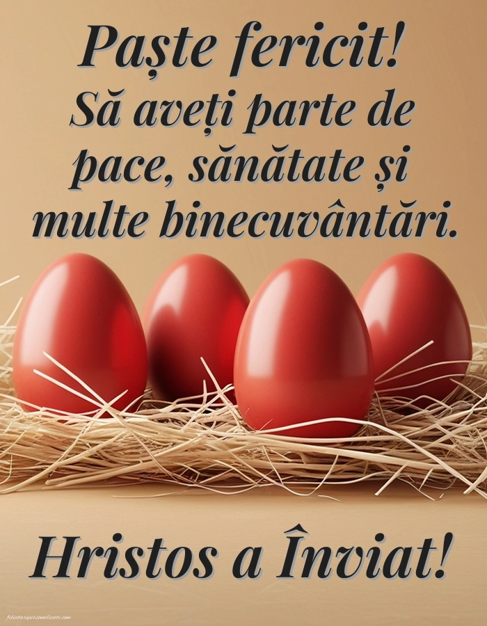 Felicitări de Paște pentru facebook: Ouă de Paște