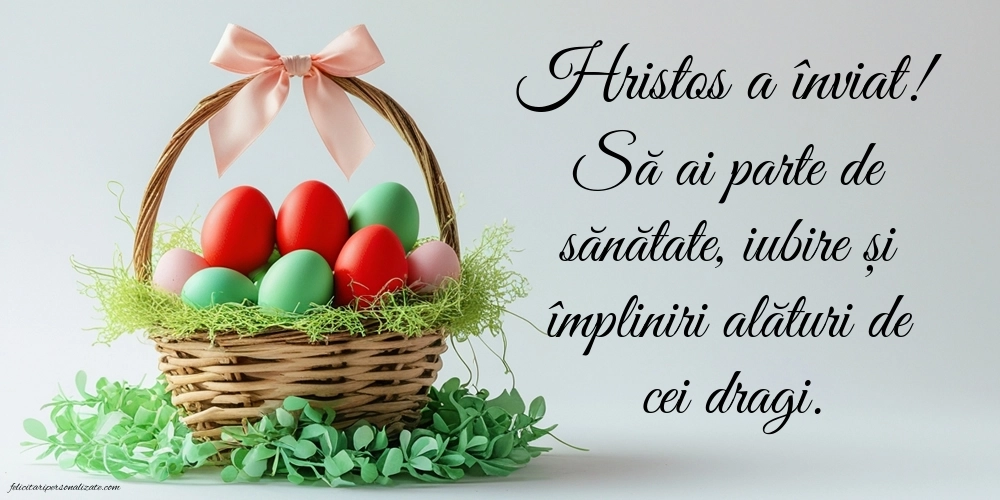 Poze cu mesaje frumoase de Paște: Ouă de Paște