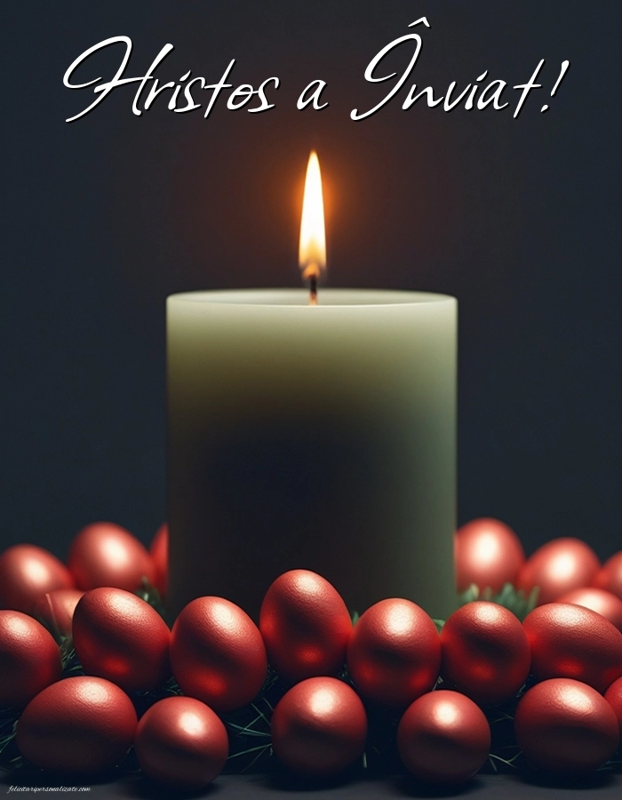 Imagini frumoase cu urări de Paște: Ouă și Lumânări de Paște