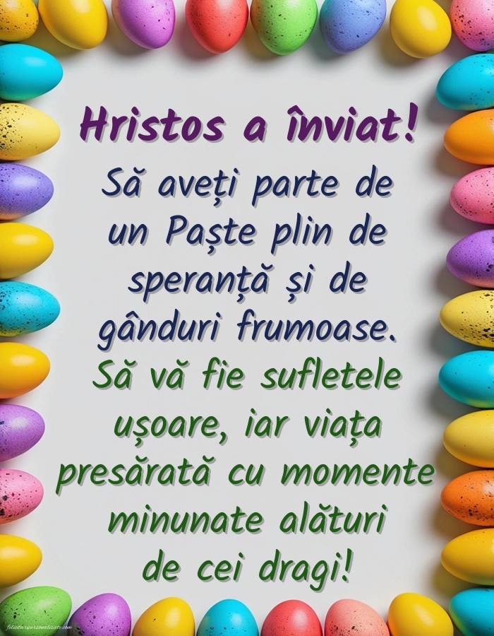 Poze cu urări de Paște 2026: Ouă de Paște