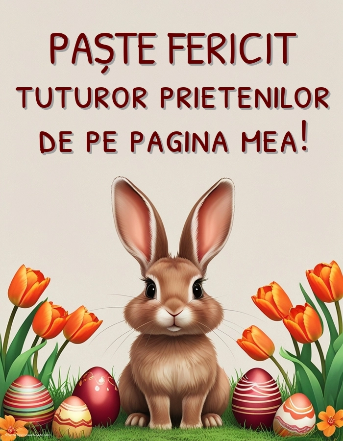 Imagini cu Paște fericit 2026: Iepurași de Paște