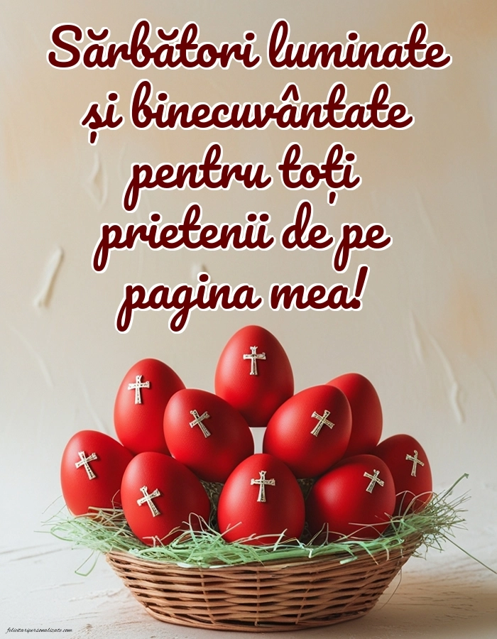 Imagini cu mesaje de Învierii Domnului: Ouă de Paște