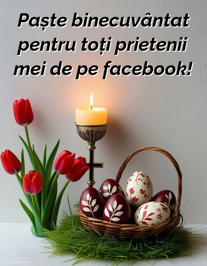 Imagini frumoase cu urări de Paște: Ouă și Lumânări de Paște