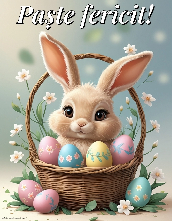 Poze cu urări de Paște 2026: Ouă și Iepuraș de Paște