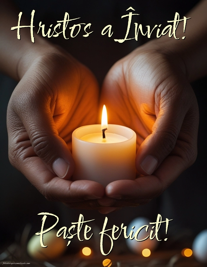 Poze cu urări de Paște 2026: Ouă și Lumânări de Paște