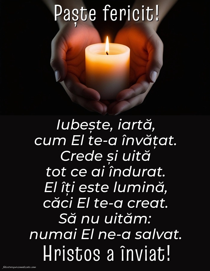 Imagini cu Paște fericit 2026: Lumânari (Comemorare)