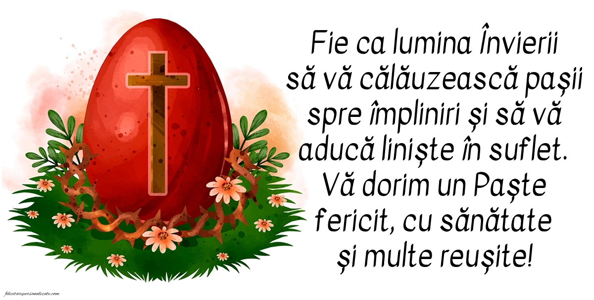 Imagini cu urări frumoase de Paște: Ouă de Paște