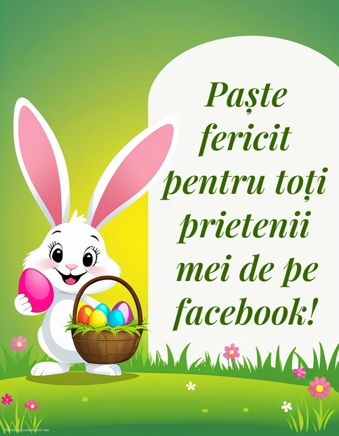 Imagini cu mesaje de Învierii Domnului: Iepurași de Paște