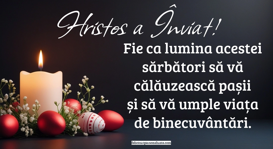 Cele Mai Frumoase Felicitări și Imagini de Paște 2026: Ouă și Lumânări de Paște