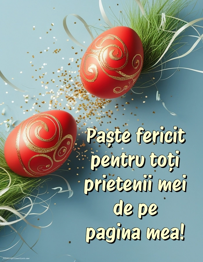 Imagini de Paște pentru facebook: Ouă de Paște