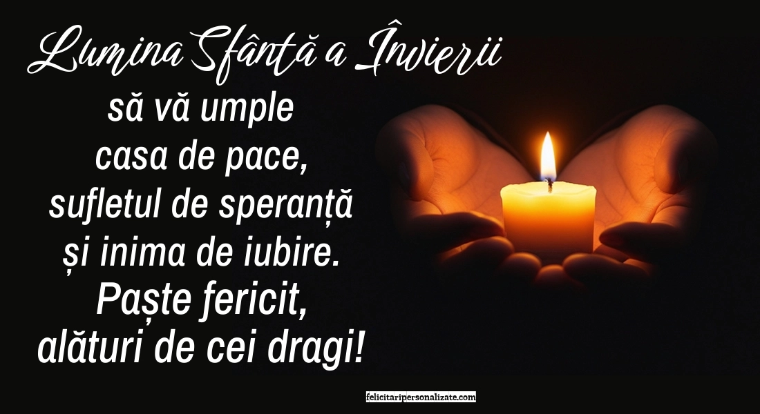 Cele Mai Frumoase Felicitări și Imagini de Paște 2026: Lumânari (Comemorare)