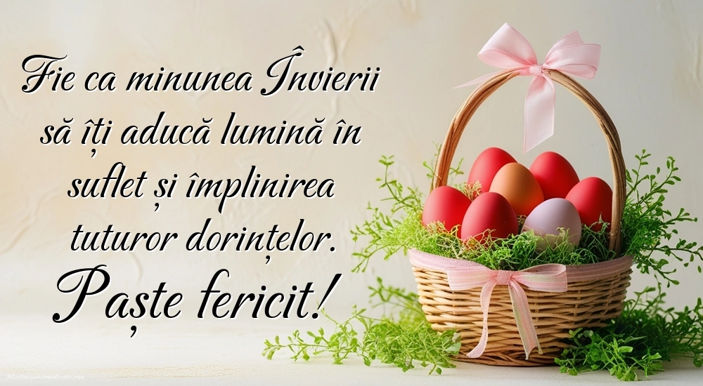 Poze cu mesaje frumoase de Paște: Ouă de Paște