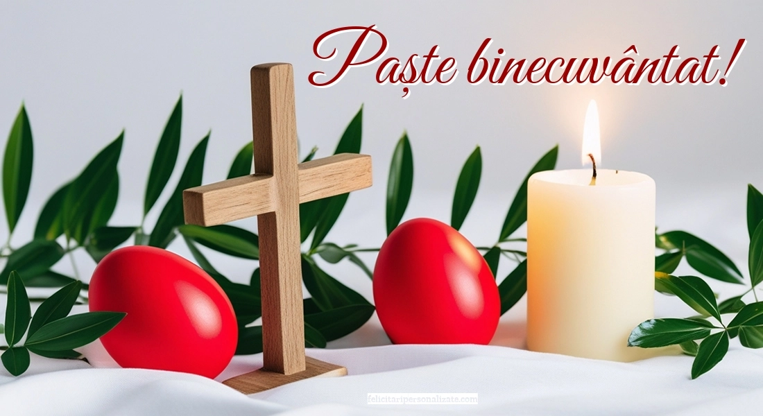 Felicitări de Paște: Imagini, Mesaje și Urări: Ouă și Lumânări de Paște