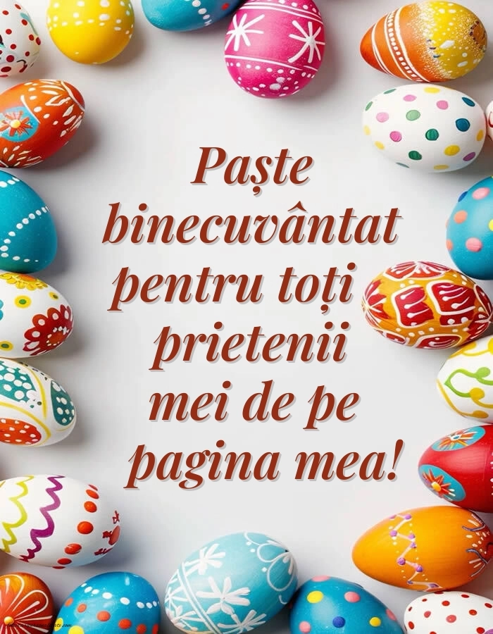 Imagini cu Paște fericit 2026: Ouă de Paște