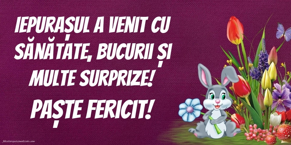 Felicitări și Imagini de Paște 2025: Iepurași de Paște