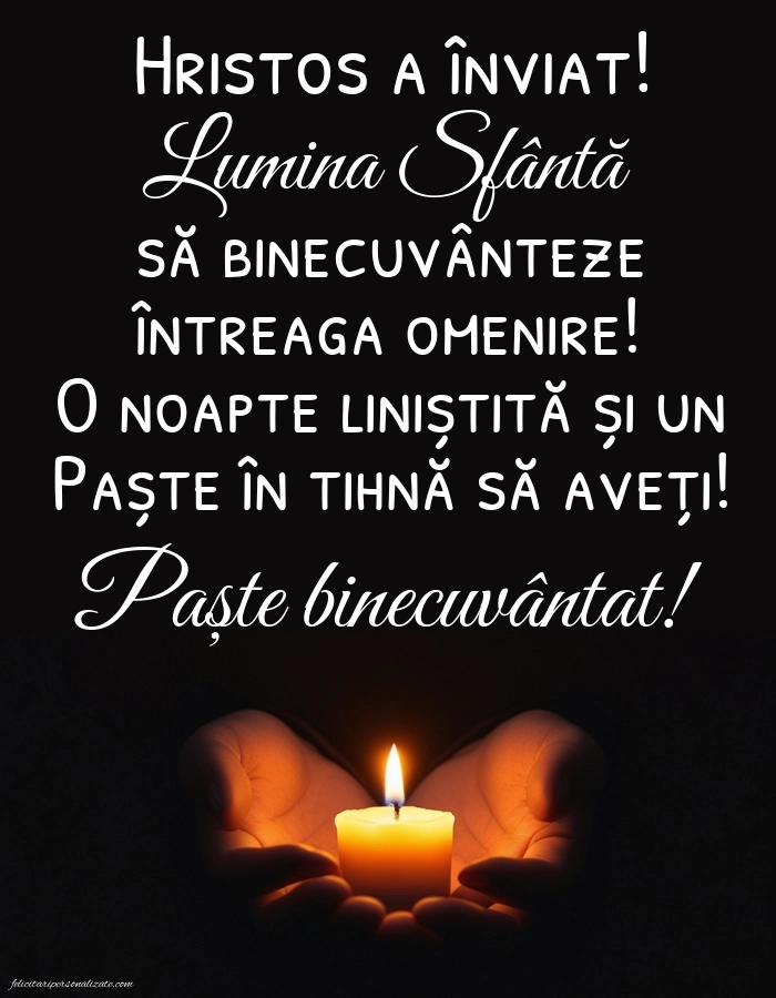 Imagini frumoase cu urări de Paște: Lumânari (Comemorare)