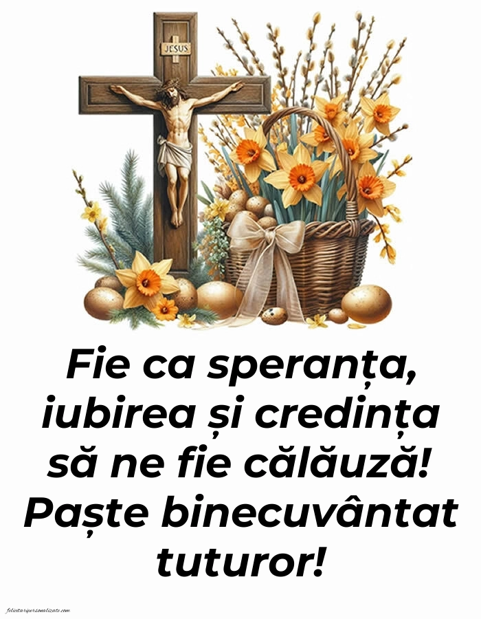 Felicitări de Paște pentru facebook: Credință