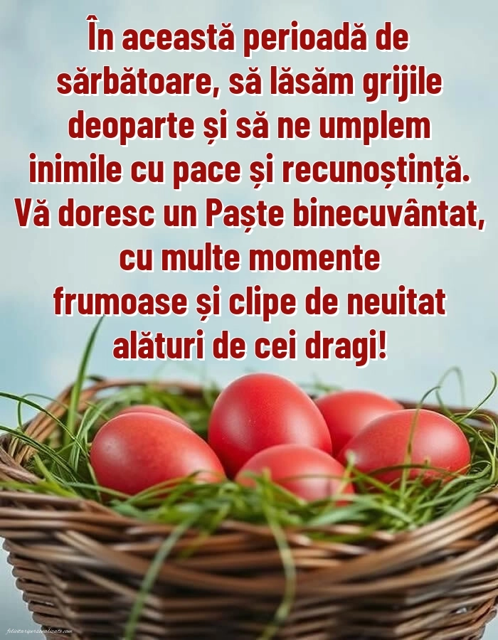 Imagini cu urări de Paște: Ouă de Paște