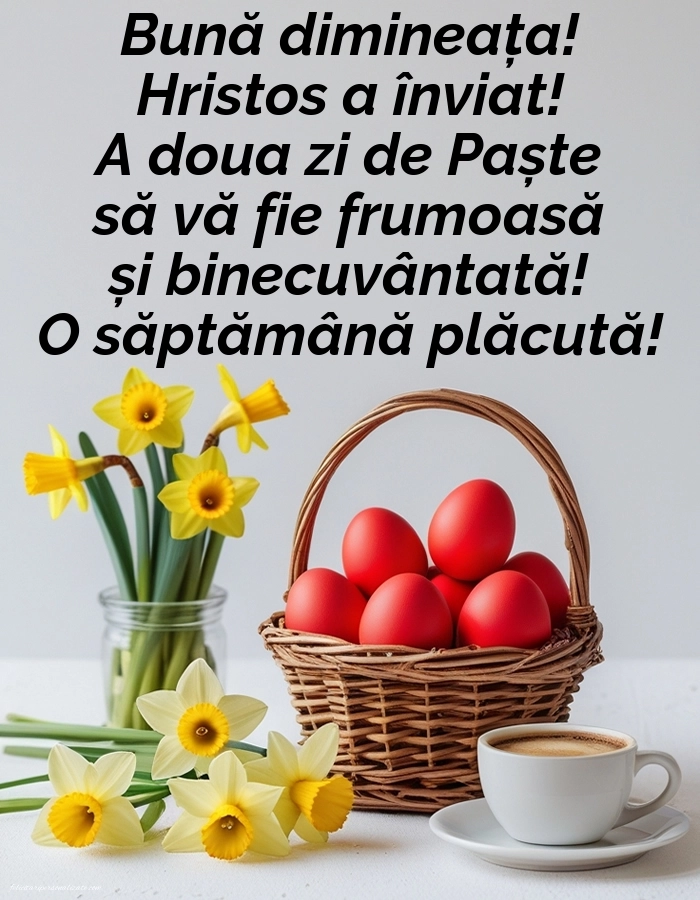 Imagini cu a Doua Zi de Paște: Ouă și Flori de Paște