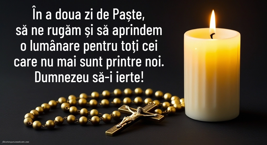 Imagini cu a Doua Zi de Paște: Lumânari (Comemorare)