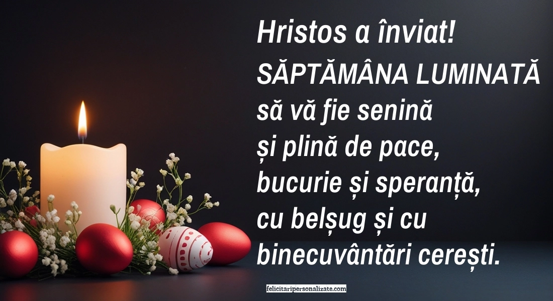 Imagini cu a Doua Zi de Paște: Ouă și Lumânări de Paște