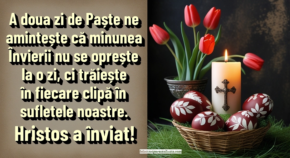 Imagini cu a Doua Zi de Paște: Ouă și Lumânări de Paște