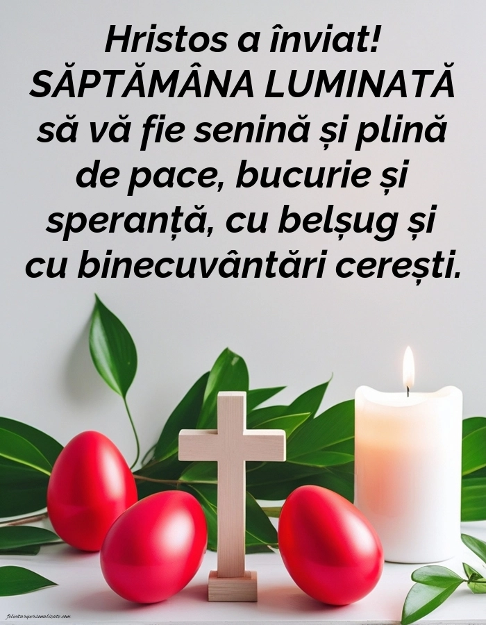 Imagini cu a Doua Zi de Paște: Ouă și Lumânări de Paște