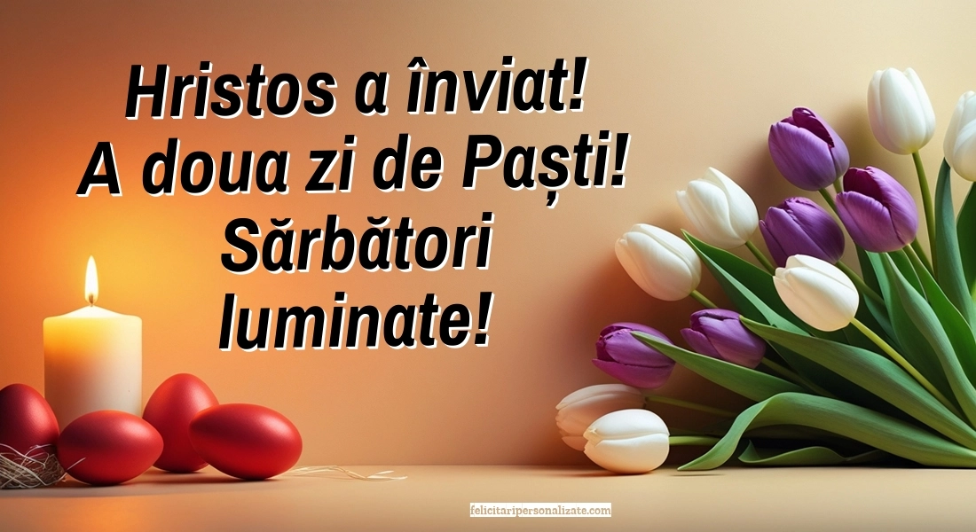 Imagini cu a Doua Zi de Paște: Ouă și Lumânări de Paște
