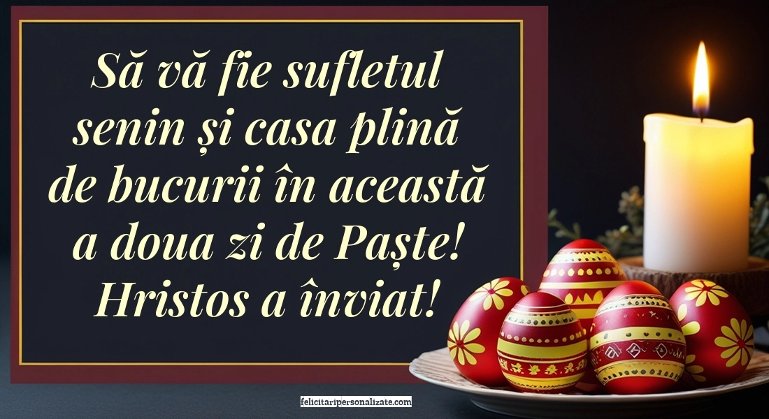 Imagini cu a Doua Zi de Paște: Ouă și Lumânări de Paște
