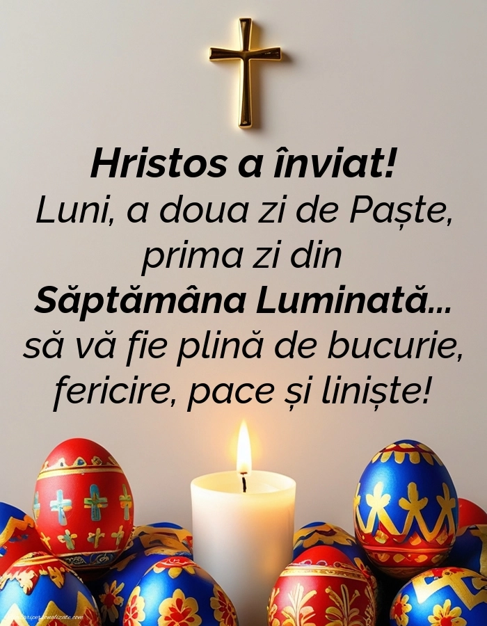 Imagini cu a Doua Zi de Paște: Ouă și Lumânări de Paște