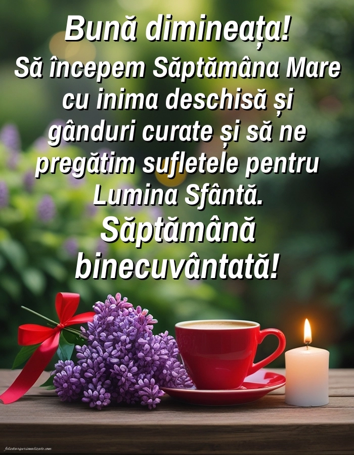 Imagini cu mesaje de Săptămâna Mare (Săptămâna Patimilor): Credință