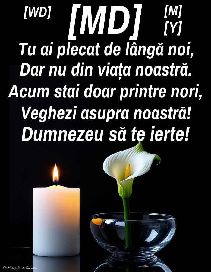 Imagini de Comemorare pentru FACEBOOK: Lumânari (Comemorare)