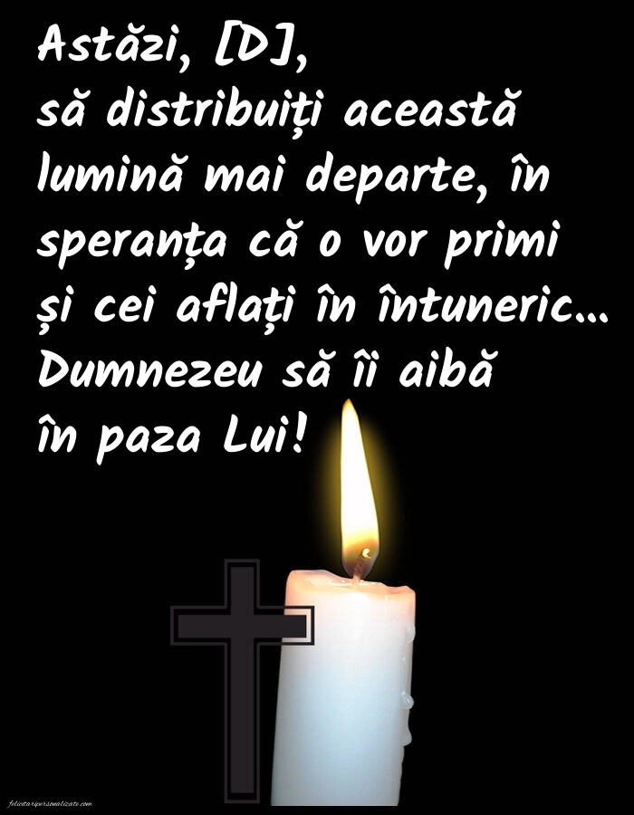 Imagini de Comemorare pentru FACEBOOK: Lumânari (Comemorare)