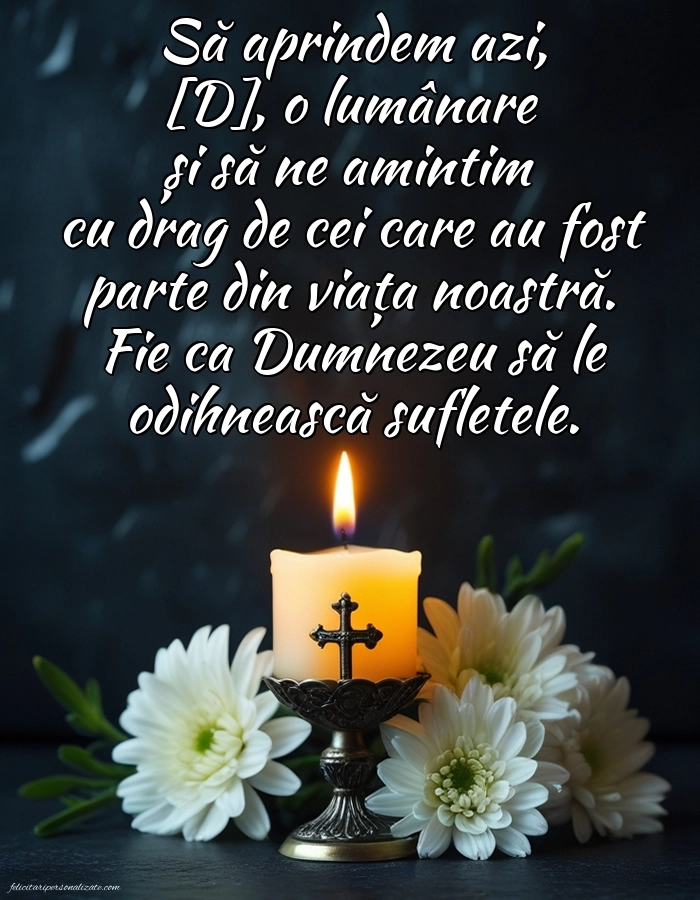 Imagini de Comemorare pentru FACEBOOK: Lumânari (Comemorare)