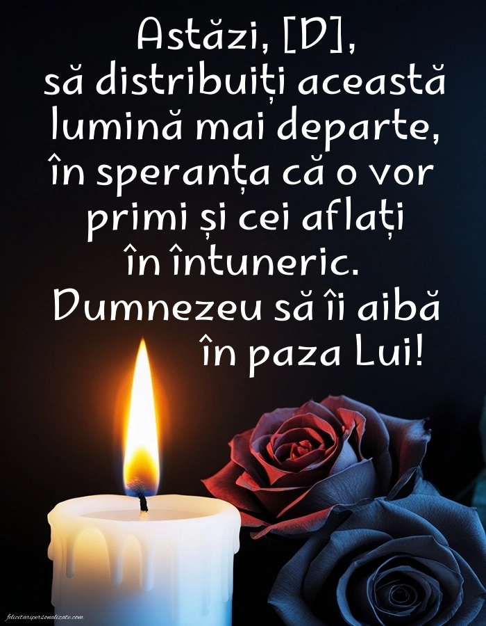 Imagini de Comemorare pentru FACEBOOK: Lumânari (Comemorare)