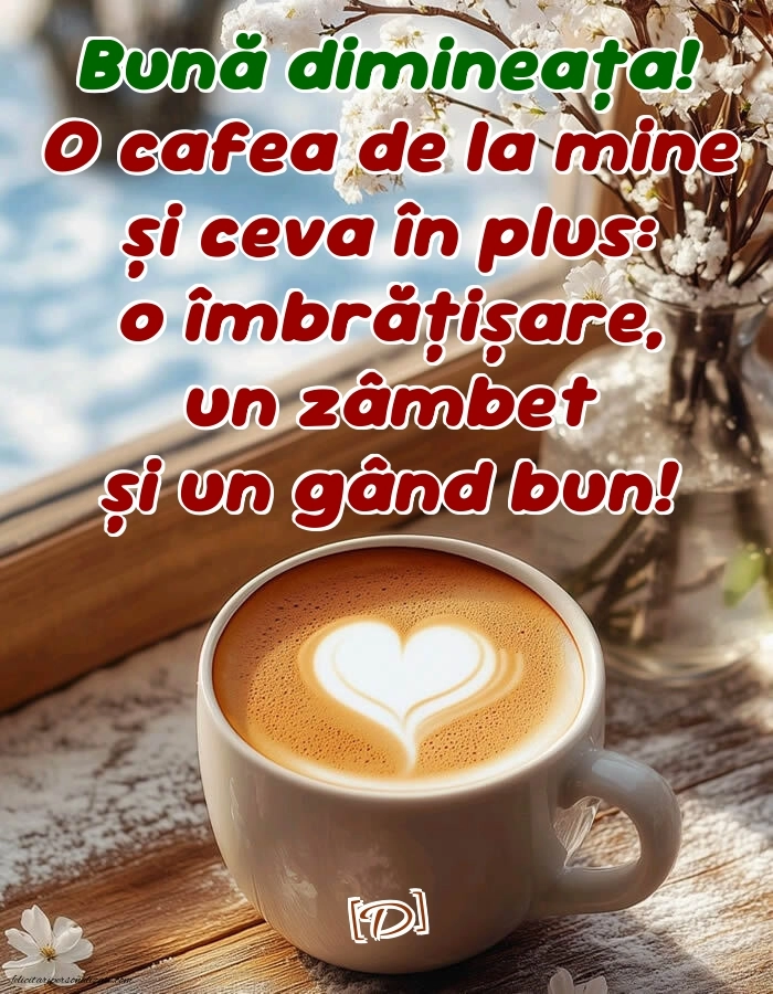 Imagini de Bună Dimineața cu Zilele Săptămânii: Cafea