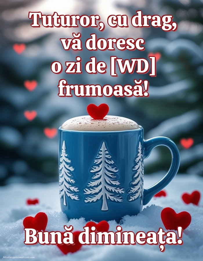 Imagini de Bună Dimineața cu Zilele Săptămânii: Cafea