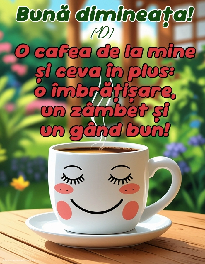 Imagini de Bună Dimineața cu Zilele Săptămânii: Cafea