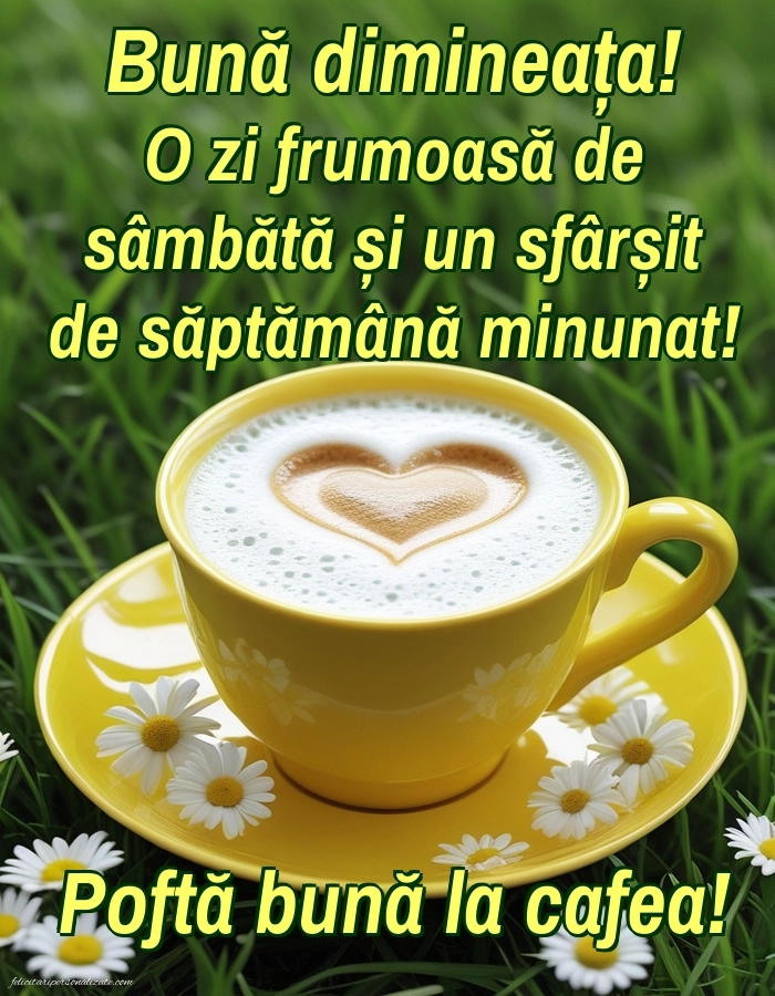 Imagini de Bună Dimineața cu Zilele Săptămânii: Cafea