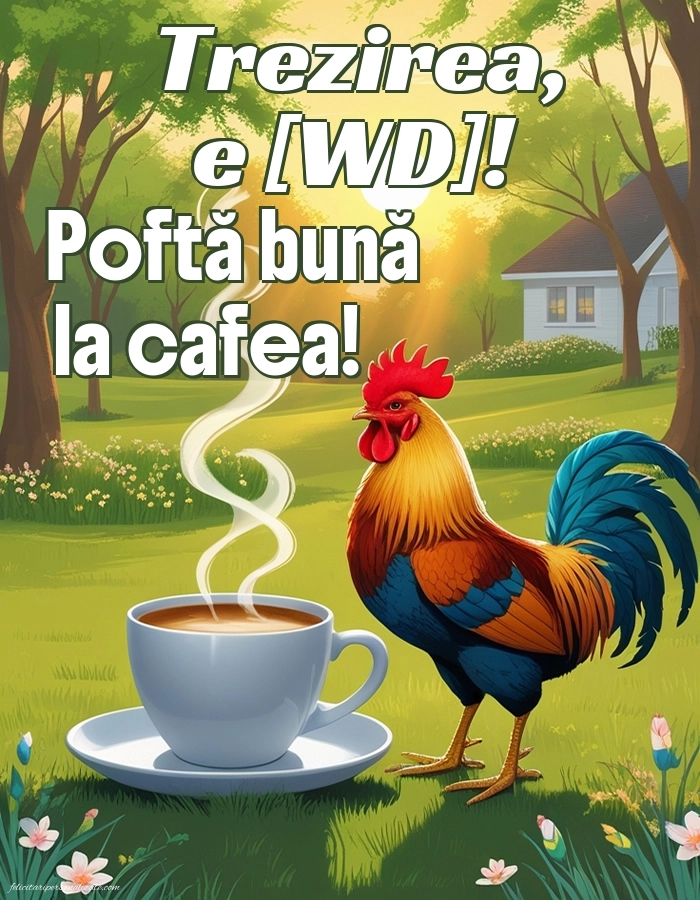 Imagini de Bună Dimineața cu Zilele Săptămânii: Cafea