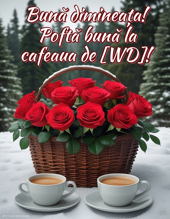 Imagini de Bună Dimineața cu Zilele Săptămânii: Cafea