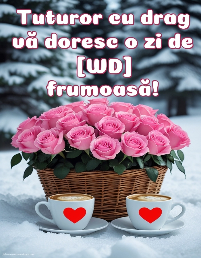 Imagini de Bună Dimineața cu Zilele Săptămânii: Cafea