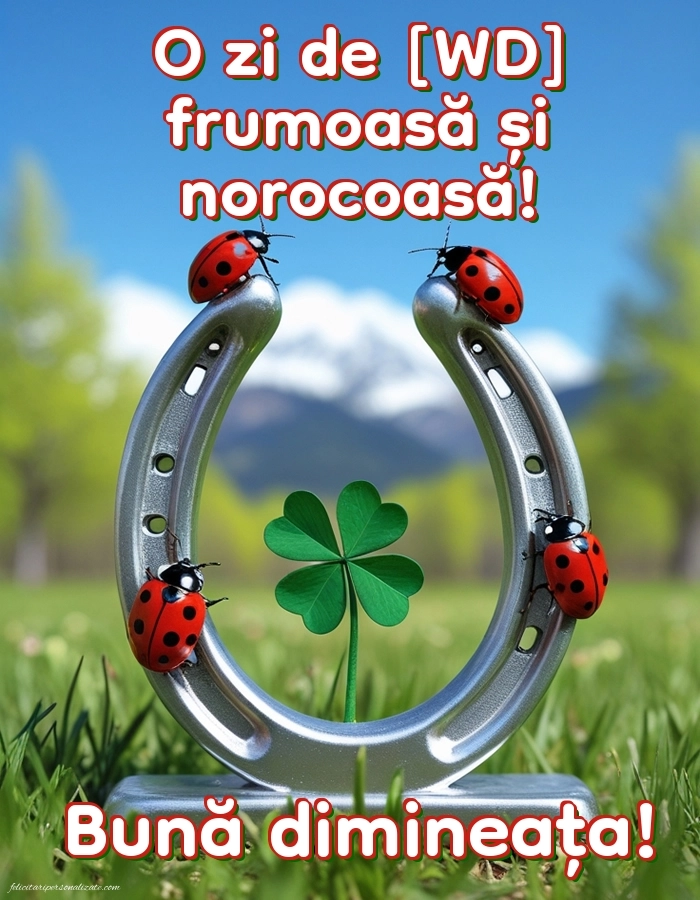 Imagini de Bună Dimineața cu Zilele Săptămânii: Peisaj de primăvară