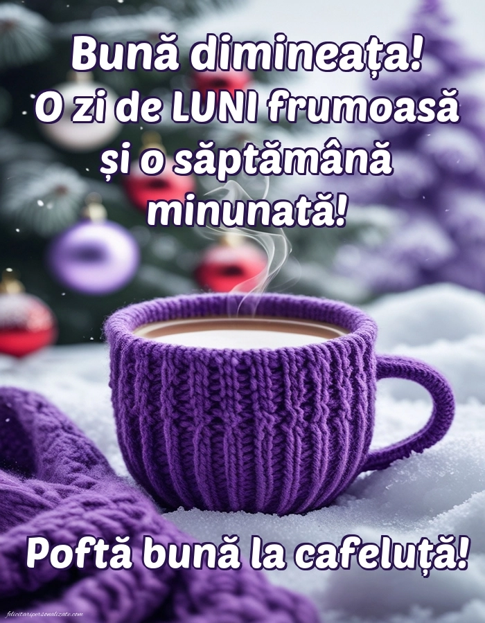 Imagini de Bună Dimineața cu Zilele Săptămânii: Cafea