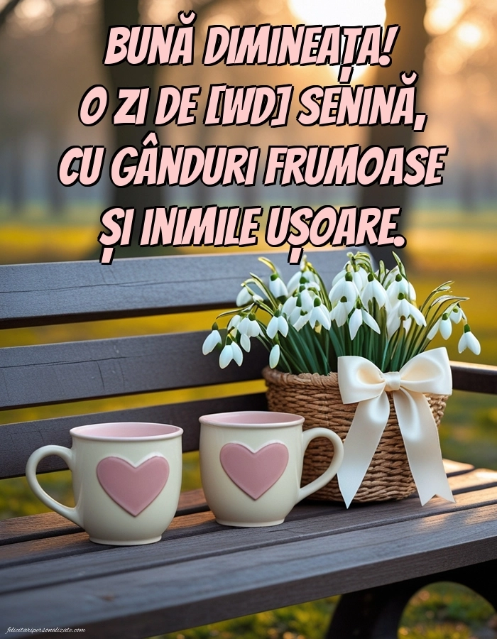 Imagini de Bună Dimineața cu Zilele Săptămânii: Cafea